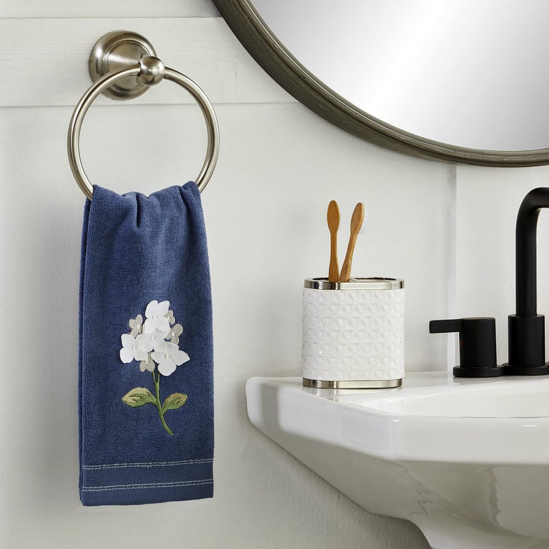 SKL Home Farm Hydrangea Hand Towel (2-Pack), Blue - Image 5